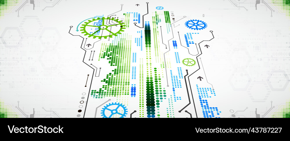 Abstract color background on a technological Abstract color background on a technological vector image