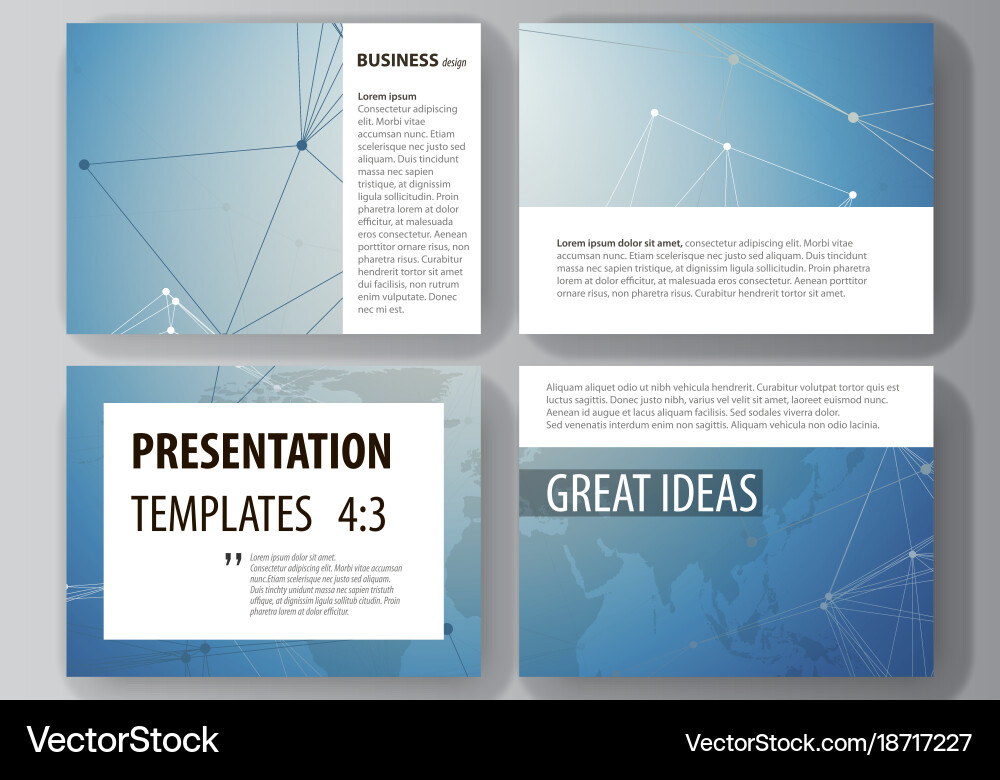 Abstract Connection Slides Vector Image