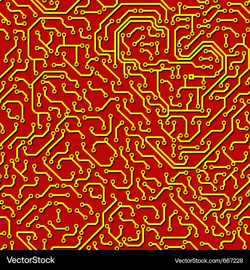 Computer circuit board Vector Image