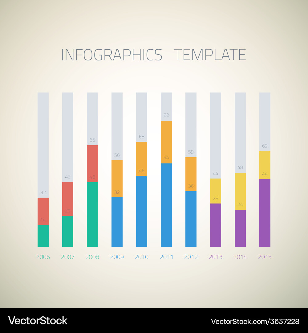 Web infographic timeline bar template layout could Vector Image