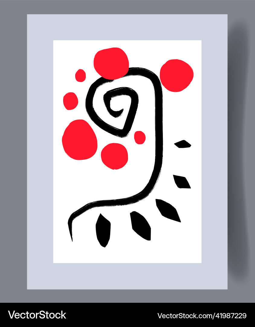 Printed Wand Kunst Poster Set Printed Wand Kunst Poster Set vektorbild