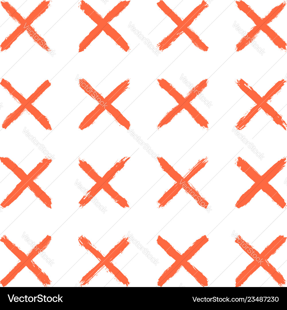 Seamless pattern created using brush strokes Seamless pattern created using brush strokes vector image