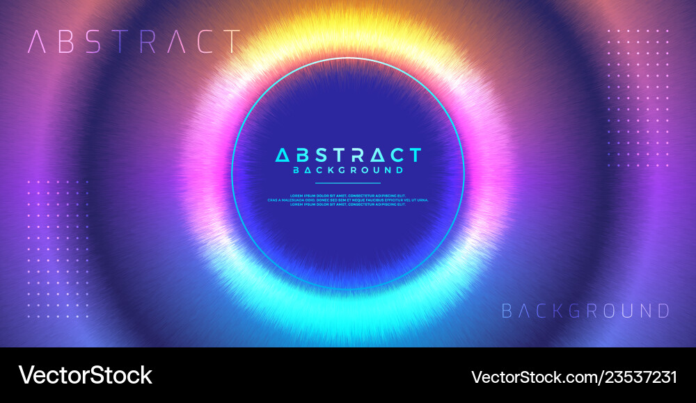 Abstract dynamic modern circle background vector image