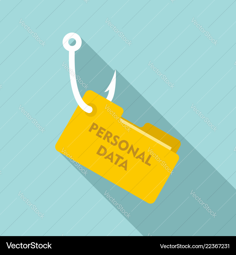 Phishing Data Security Icon Vector Image