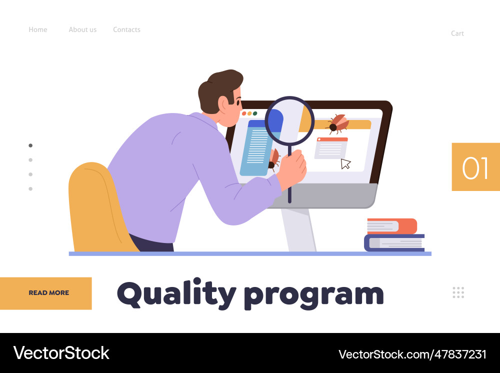 Qualitätsprogramm für Softwaretests und Anti Qualitätsprogramm für Softwaretests und Anti vektorbild