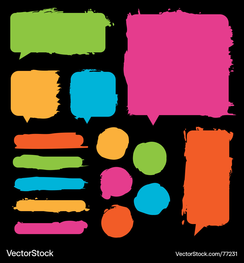 Retro Web Elements vector image