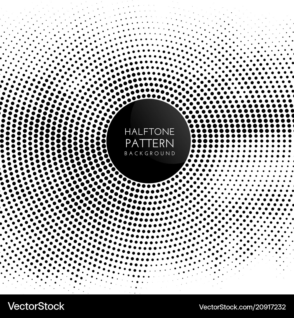 Halftone Dots Pattern vector image