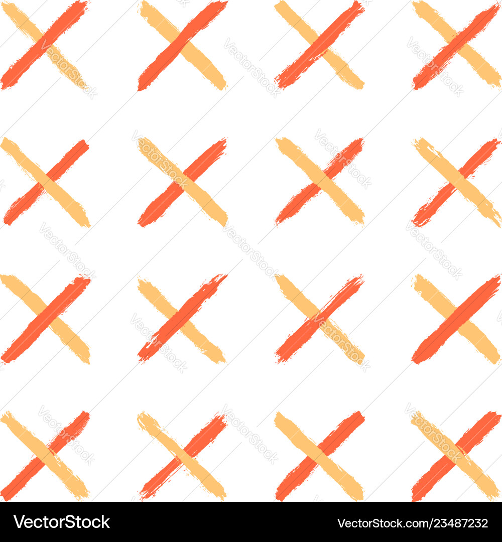 Seamless pattern created using brush strokes Seamless pattern created using brush strokes vector image