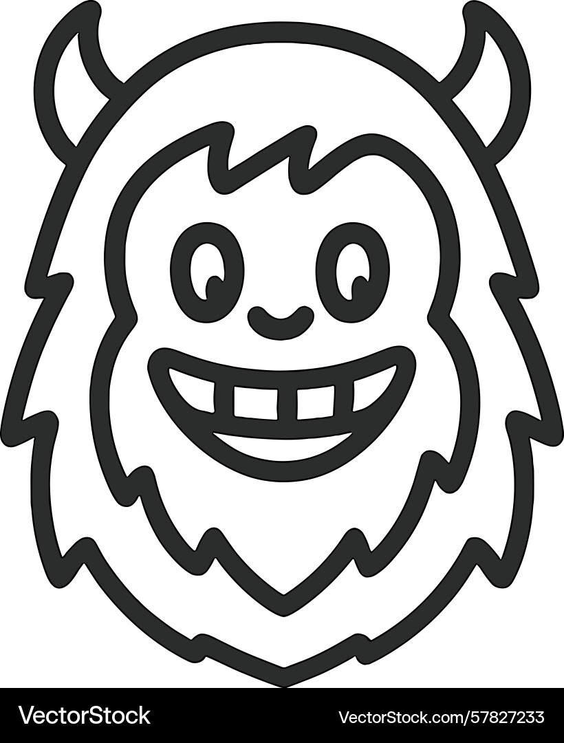 Unique set of web icons featuring a playful Vector Image