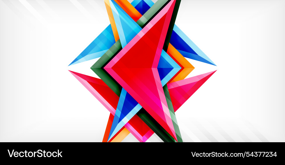 Arrows with 3d effect abstract background Arrows with 3d effect abstract background vector image