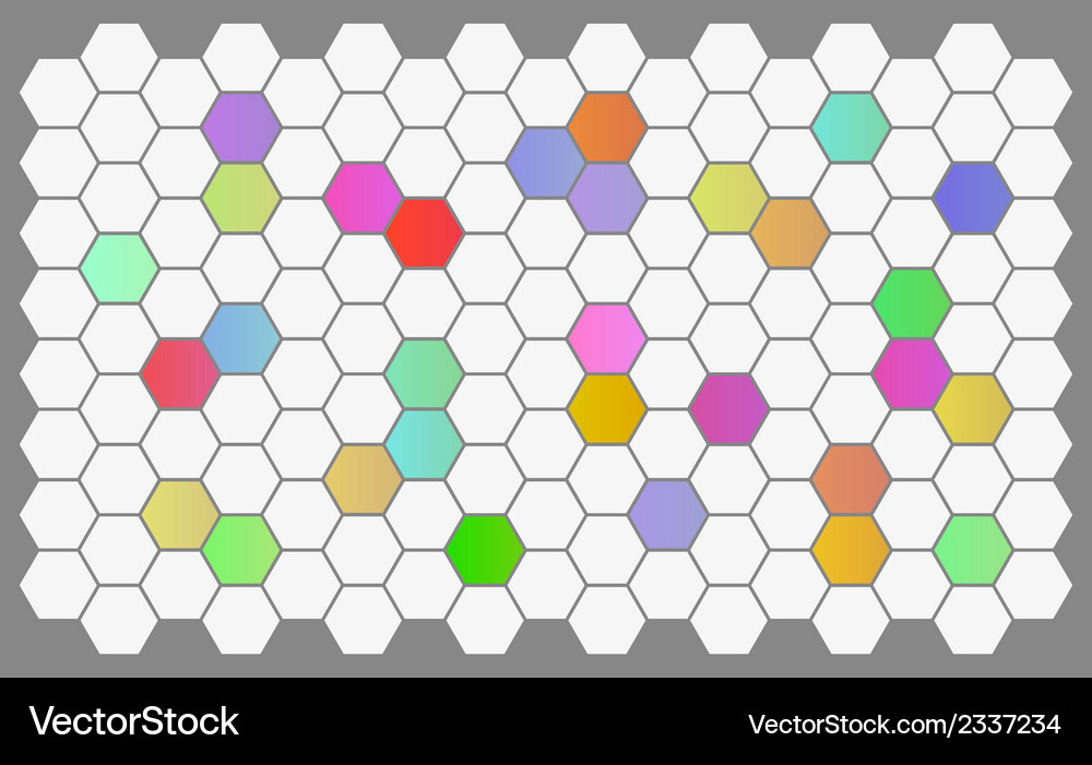 Background with hexagons Vector Image