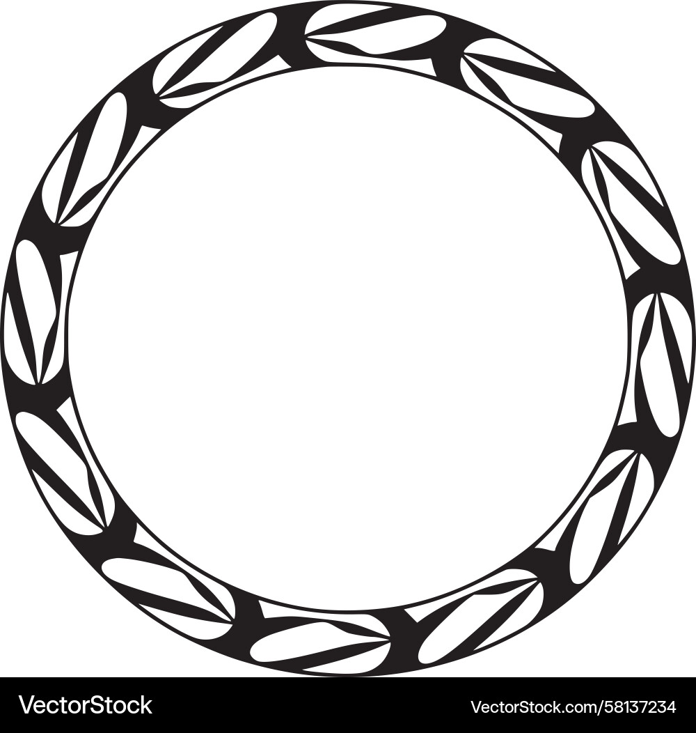 Circular Abstract Pattern Vector Image