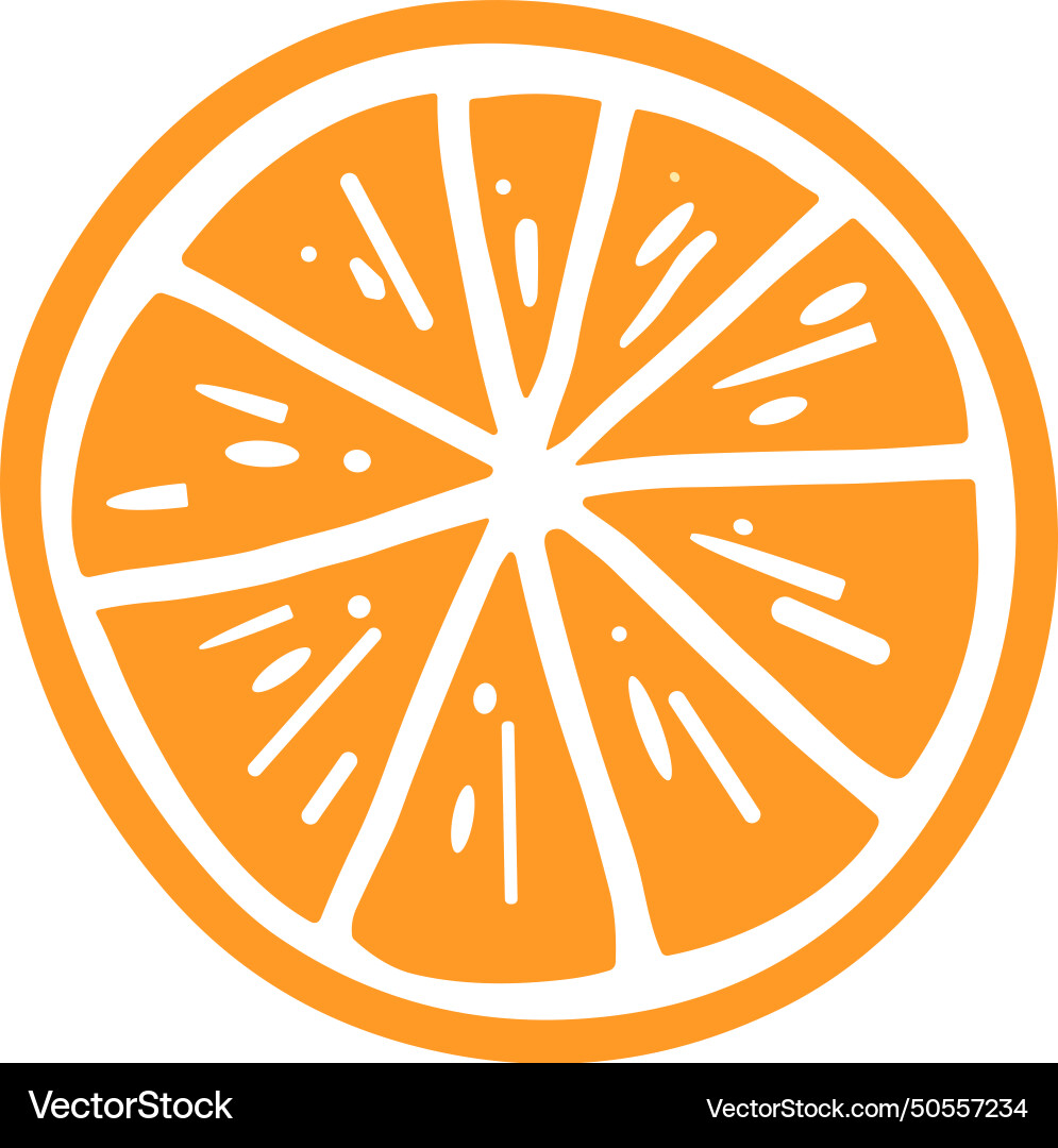 Isolate a slice lemon flat style on background Vector Image
