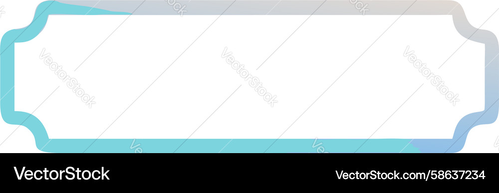 Rounded Rectangle Frame Vector Image