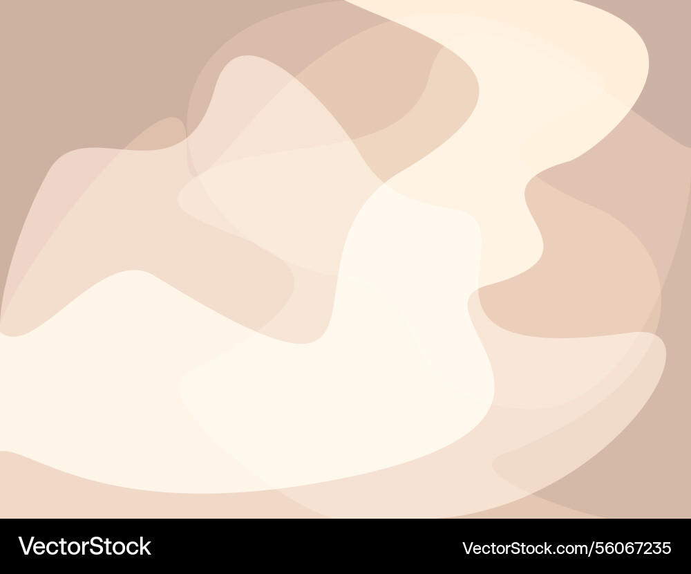 A soft abstract background with smooth shapes vector image