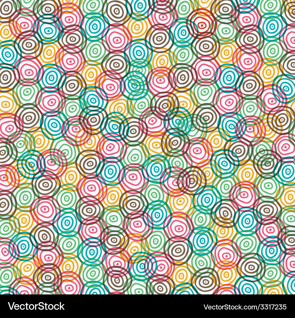 Abstract color swirl circle background Vector Image