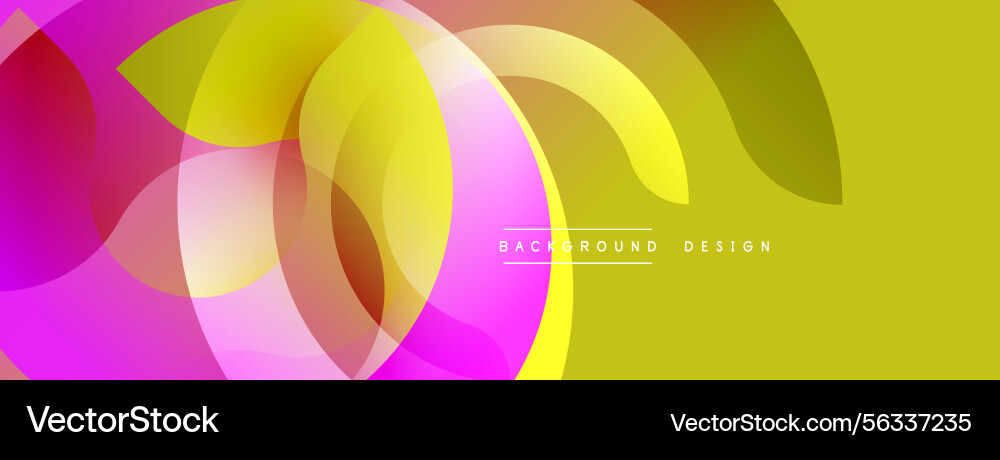 Abstract colorful layers create dynamic Vector Image