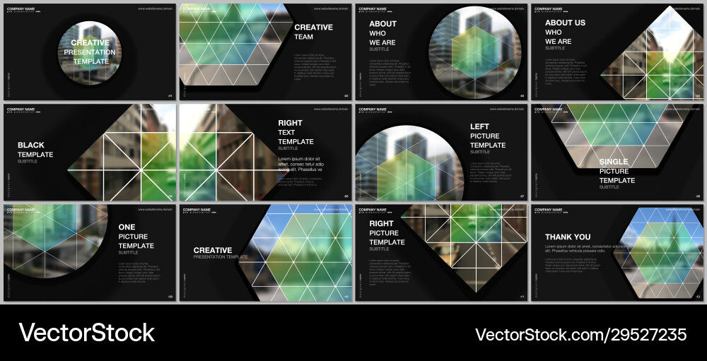 Presentation design templates multipurpose Presentation design templates multipurpose vector image