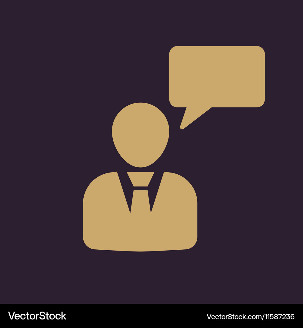 Message icon talking and communication Vector Image