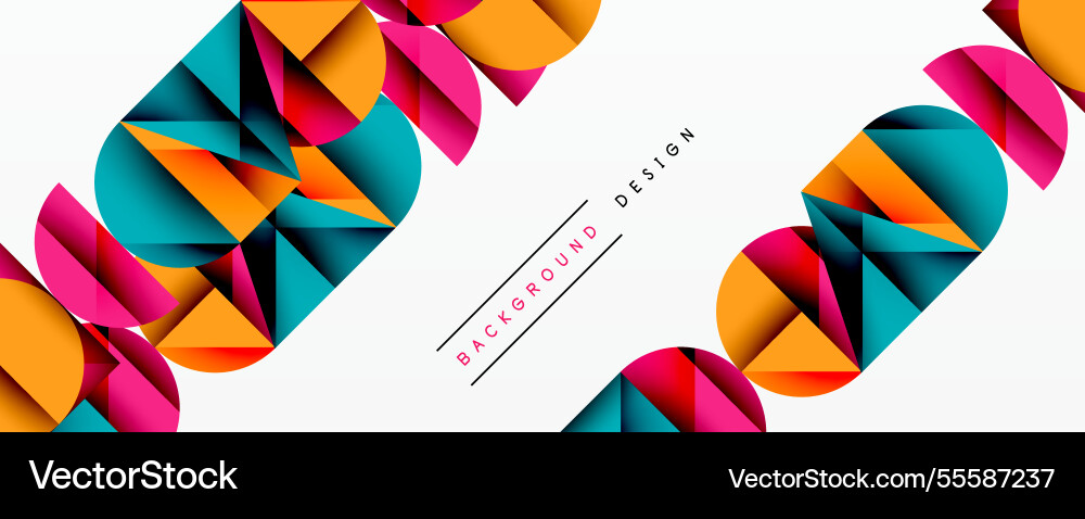 Abstract geometric pattern with intersecting Abstract geometric pattern with intersecting vector image