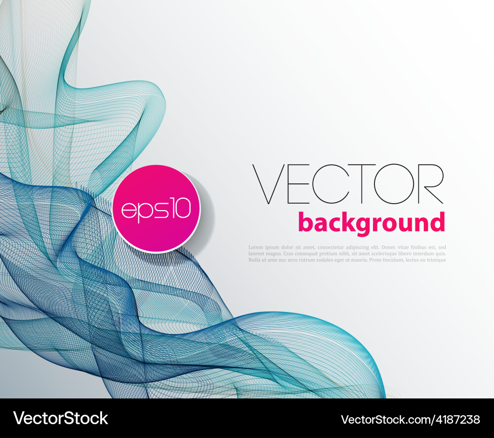 Abstract wave template background brochure design – Royalty-Free Vector ...