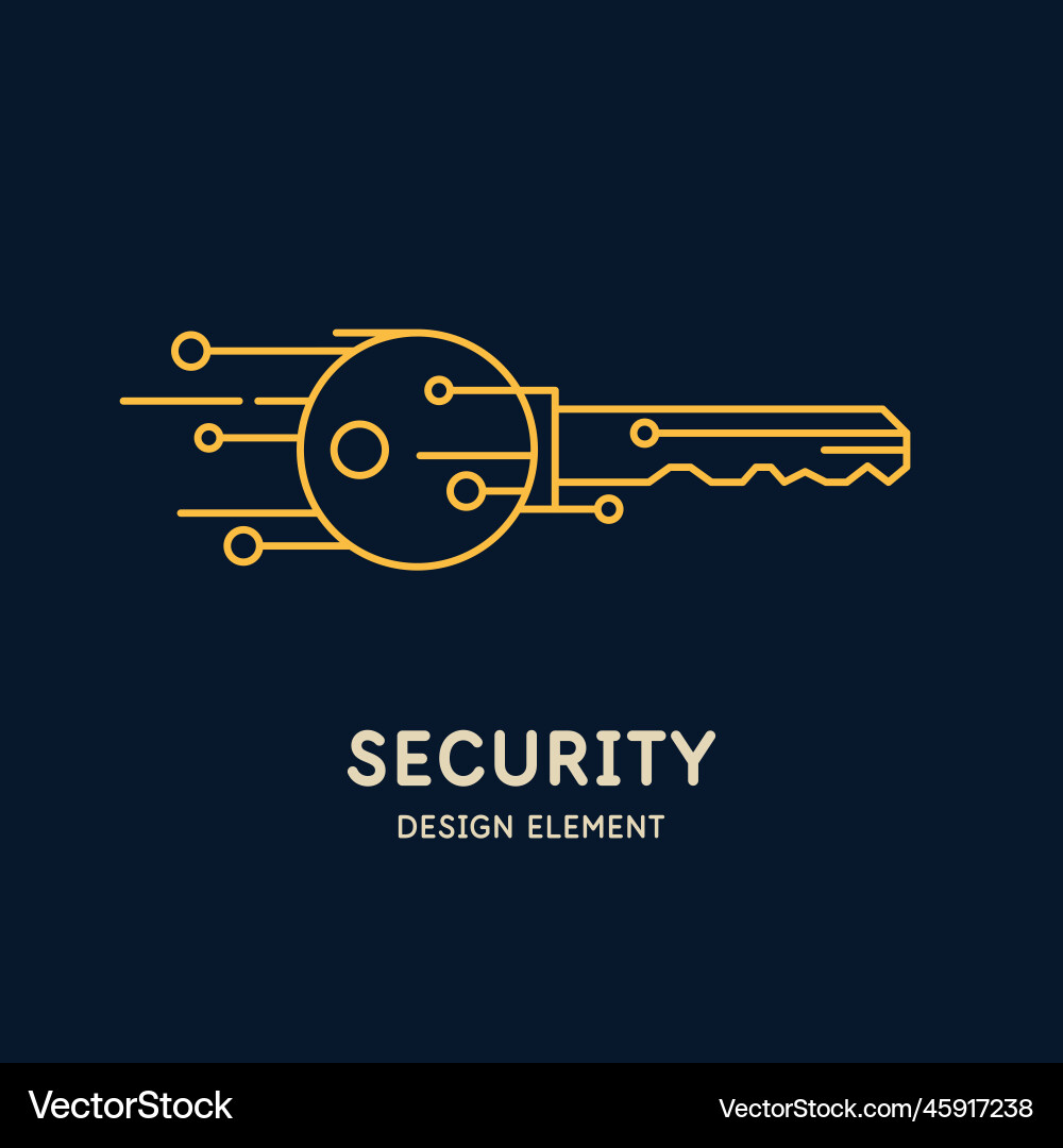 Cryptocurrency Private Key Illustration – Royalty-Free Vector | VectorStock