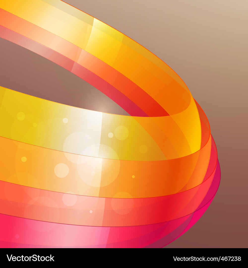 Dynamic 3D Abstract Background vector image