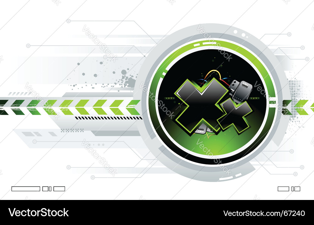 Moderne Technik Hintergrund Vektorbild