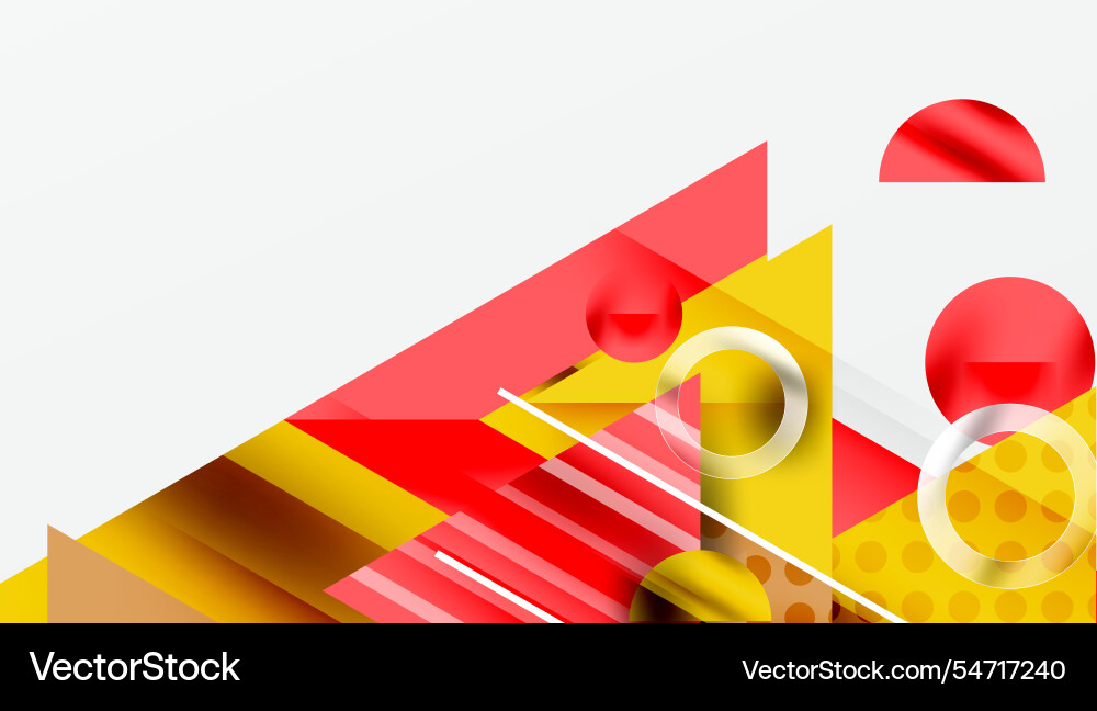 Sleek abstract background - layered triangles vector image