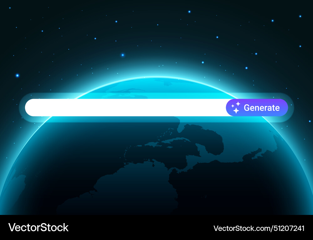 Ai generate prompt concept bar background Vector Image
