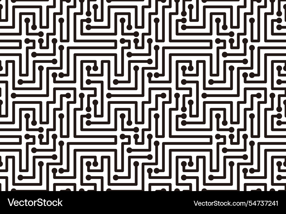 Circuit board texture background like maze Circuit board texture background like maze vector image