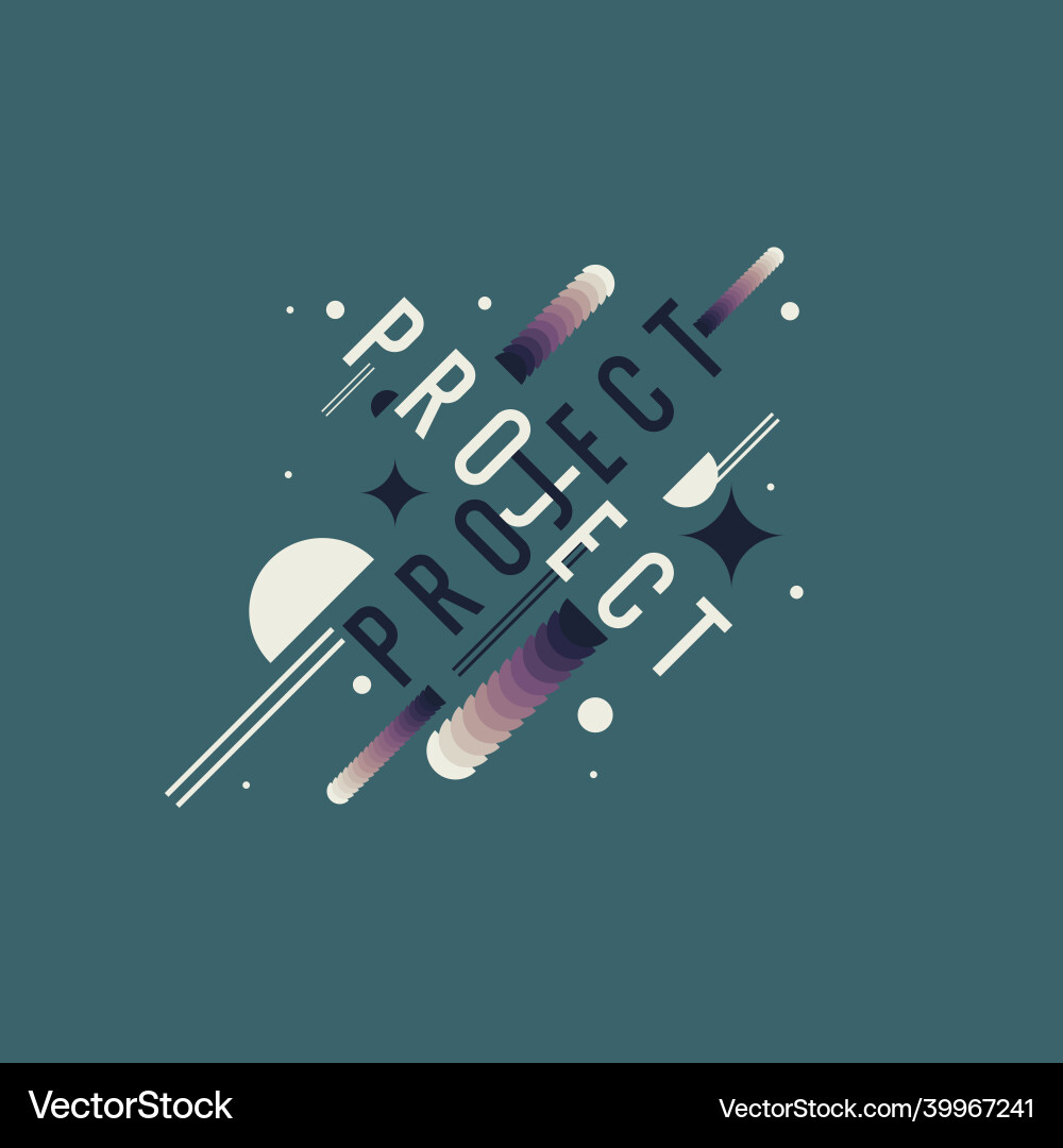 Dynamic Shape Abstract Background Vector Image
