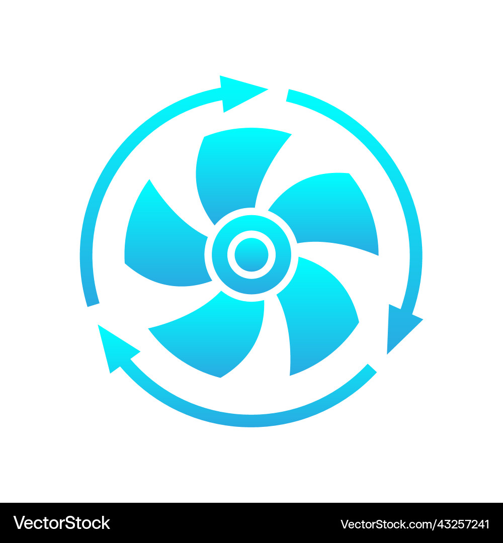 Kühlsystem Logo Luftkegel Icon isoliert Kühlsystem Logo Luftkegel Icon isoliert vektorbild
