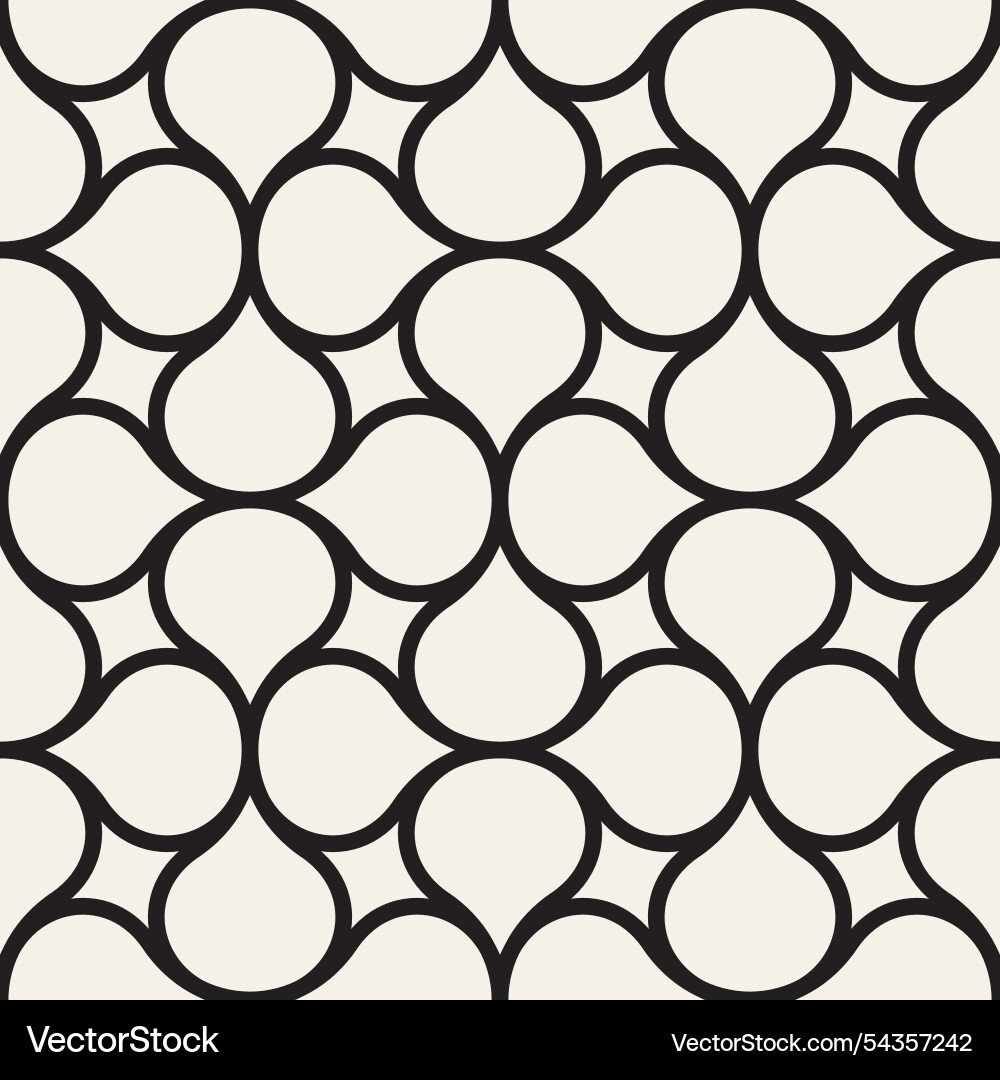 Seamless pattern repeating geometric elements Vector Image