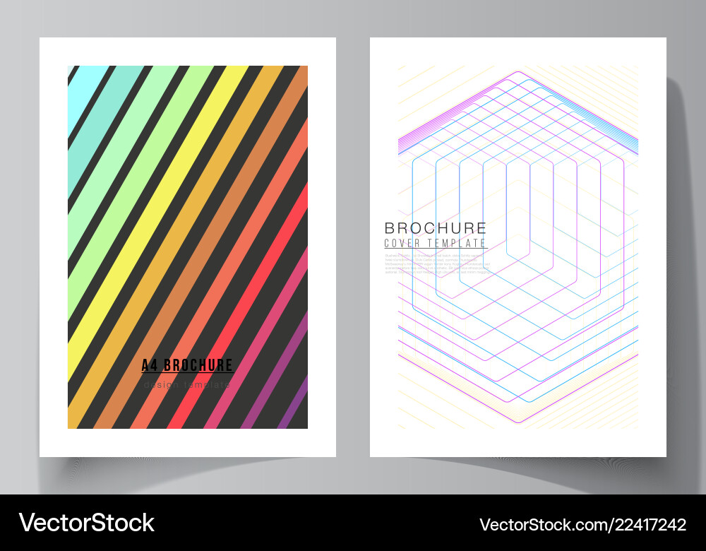 The layout of a4 format The layout of a4 format vector image