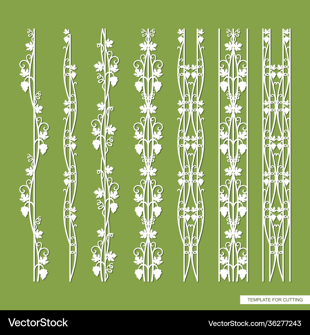 Border with a pattern grapes Border with a pattern grapes vector image