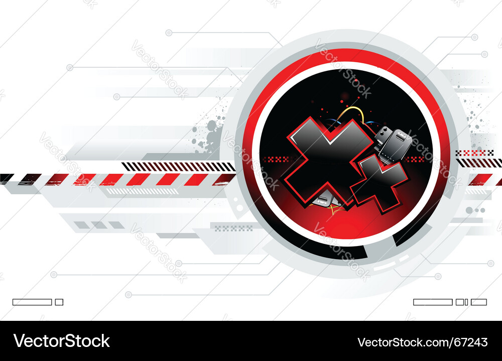 Futuristic Technology Background vector image