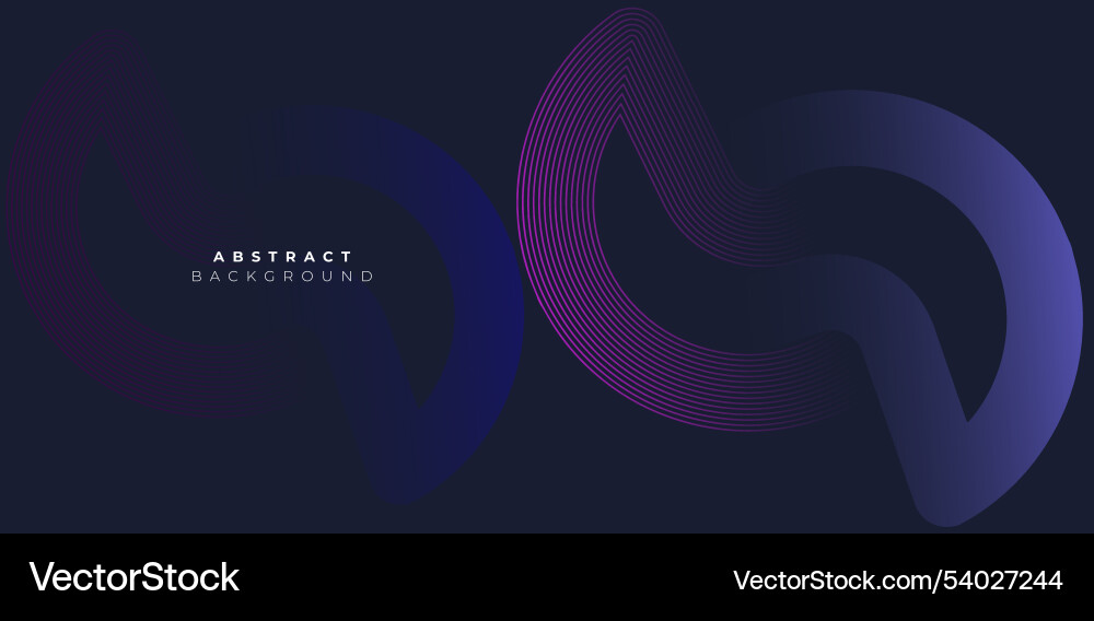 Gradient flowing stock line waving particle Vector Image