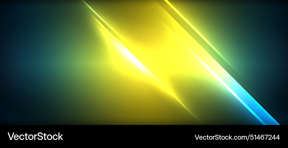Neon dynamic diagonal light rays background Neon dynamic diagonal light rays background Vector Image