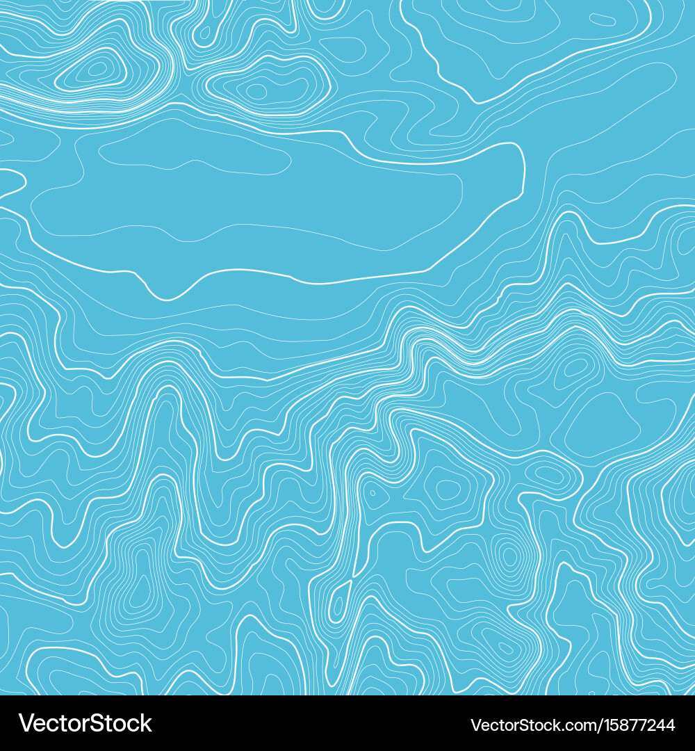 Topographic map background with space for copy Vector Image
