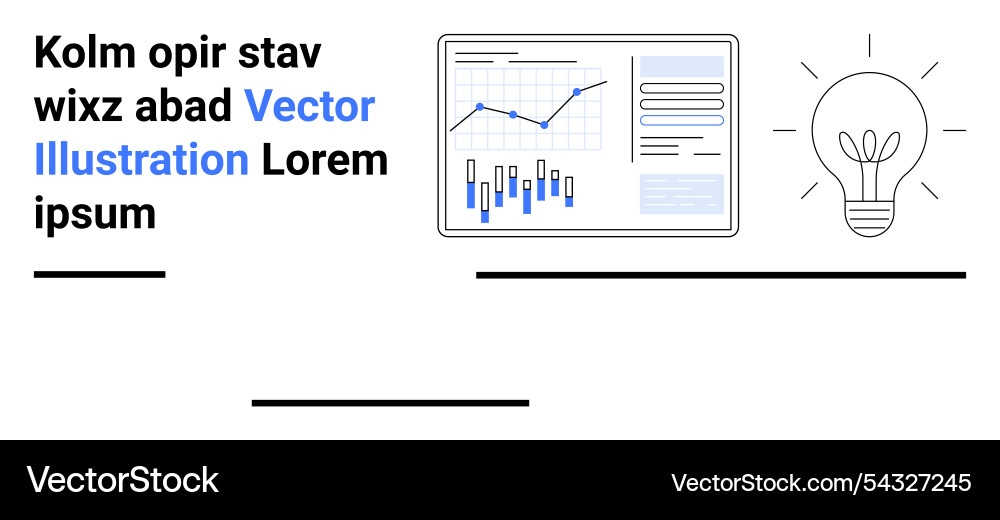 Business dashboard with graphs analytics Business dashboard with graphs analytics vector image