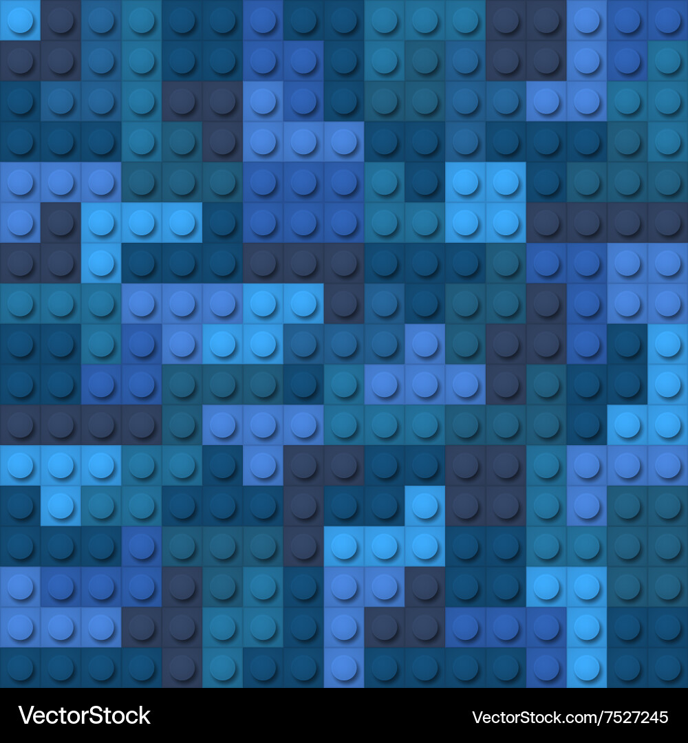 Color constructor blocks seamless background vector image