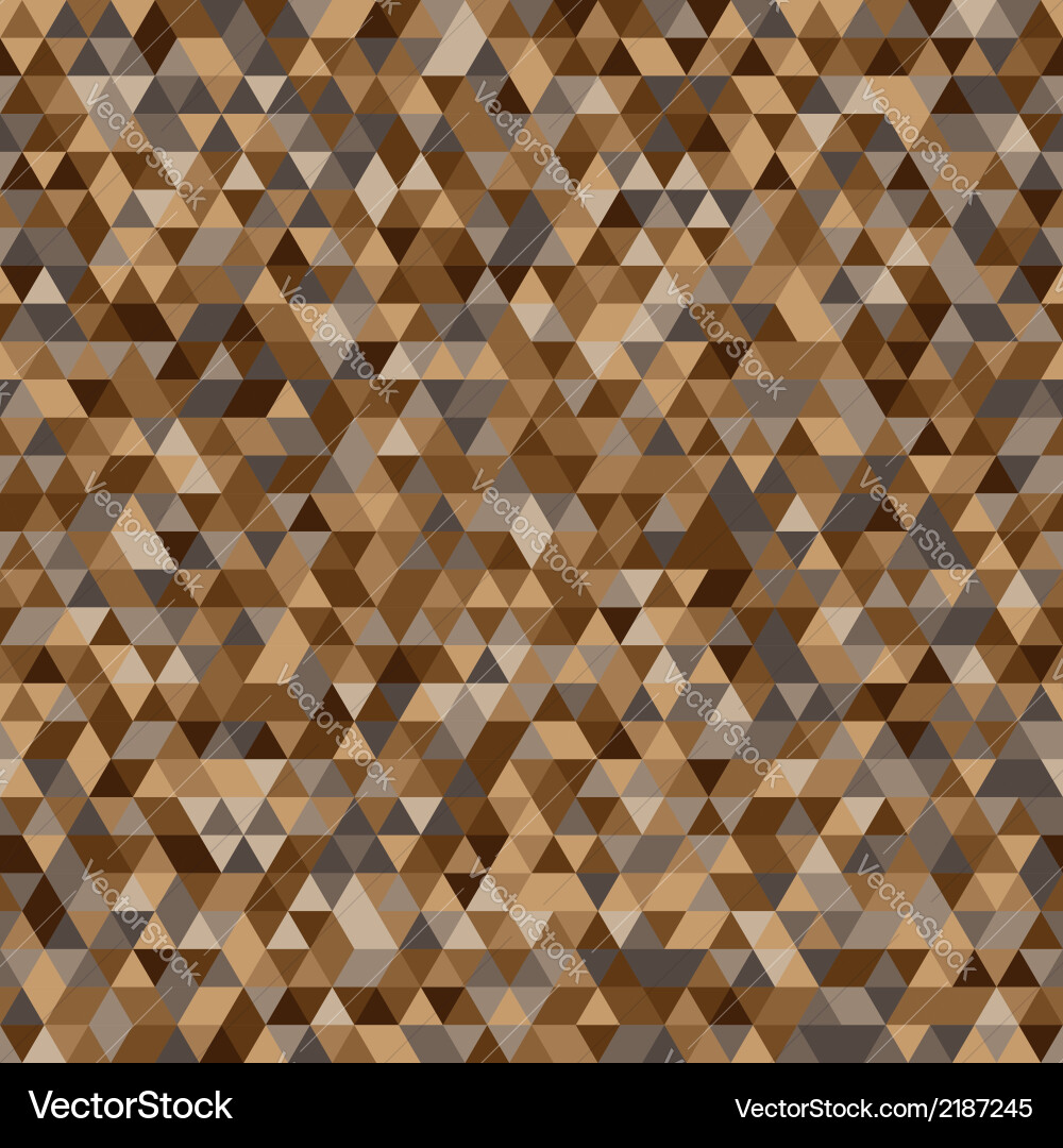 Colored triangle seamless pattern background vector image
