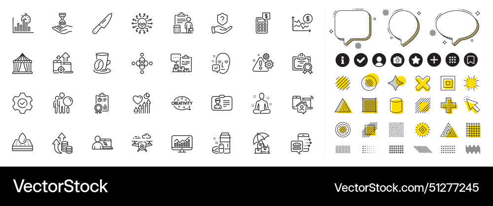 Set of inspect report timer and waterproof Set of inspect report timer and waterproof vector image
