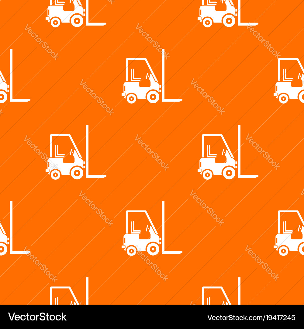 Stacker loader pattern seamless vector image