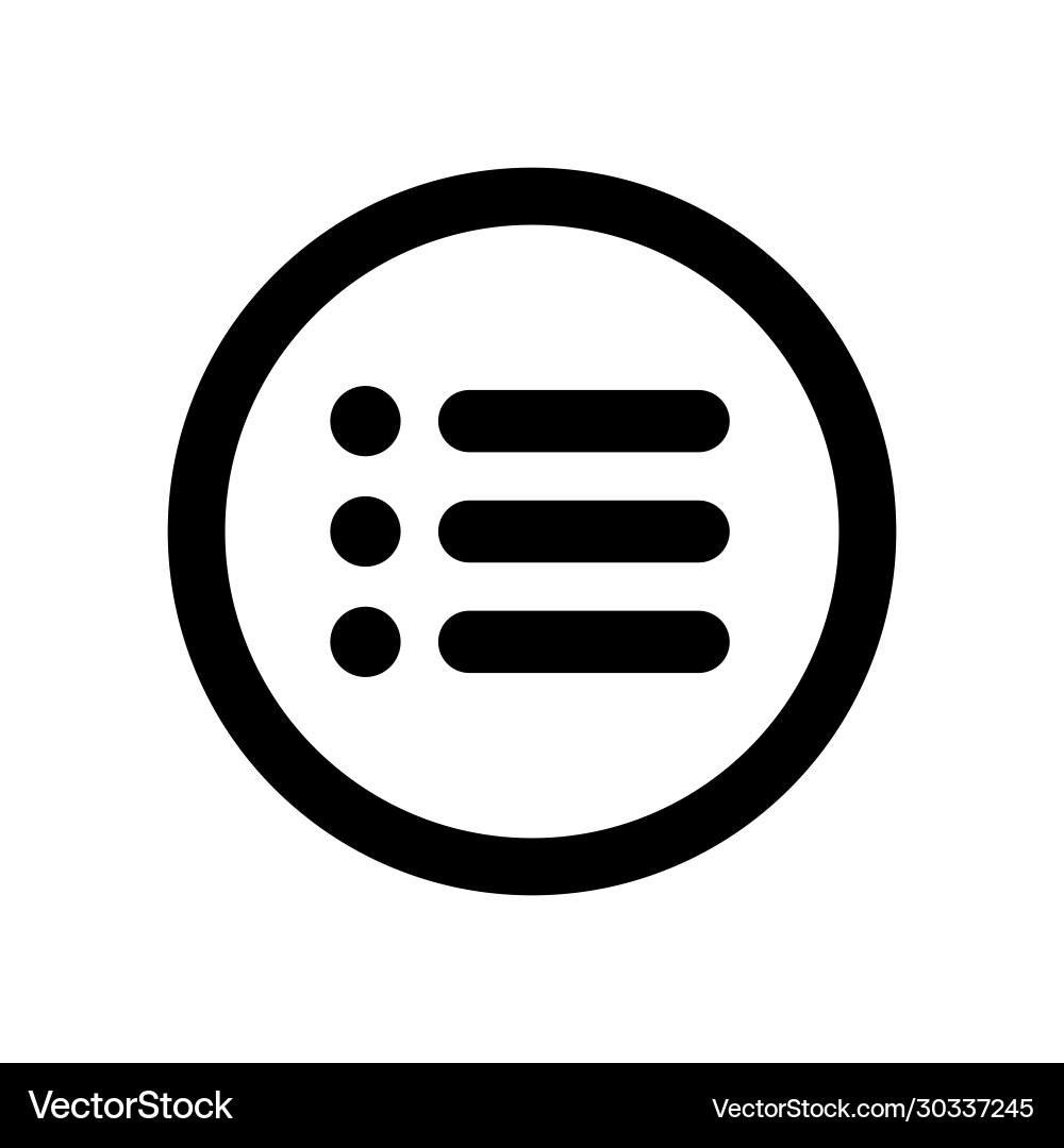 Web Menu Icon - Flat Button Style vector image