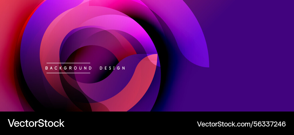 Abstract dynamic layers create vibrant circular Abstract dynamic layers create vibrant circular vector image