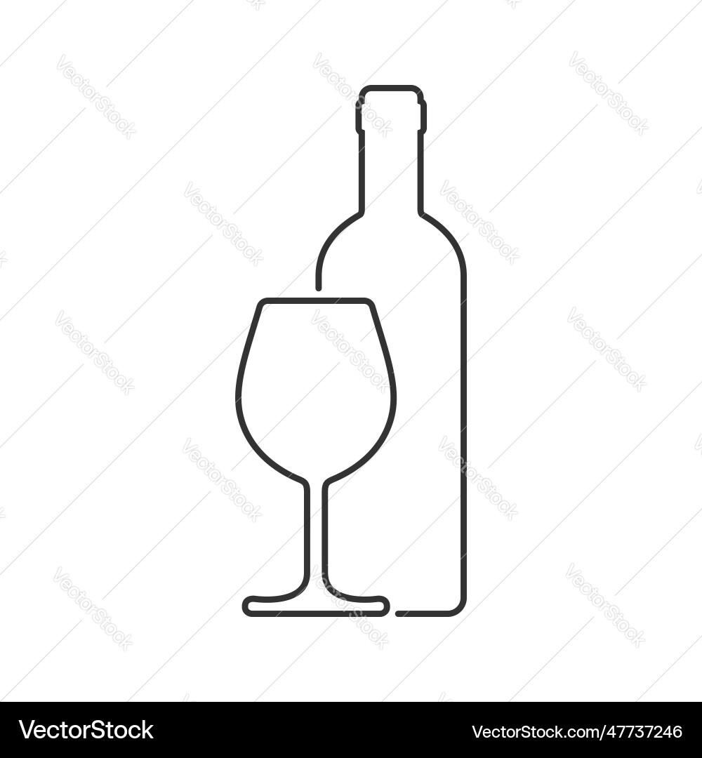 Signage wine Signage wine vector image