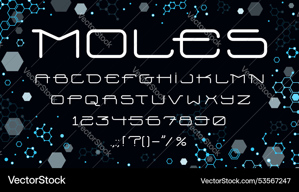 Digitale Anzeige Schriftart Computer und Wissenschaftstyp Digitale Anzeige Schriftart Computer und Wissenschaftstyp vektorbild