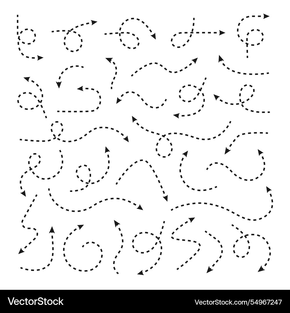 Hand drawn scribble circles set Royalty Free Vector Image
